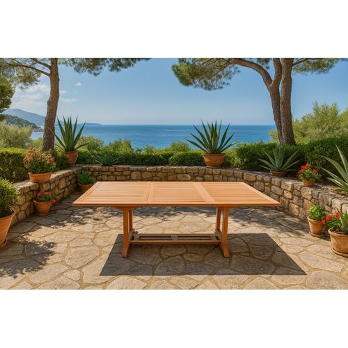 Table De Jardin Rectangulaire Extensible 180/240 Cm Teck - Ancolie