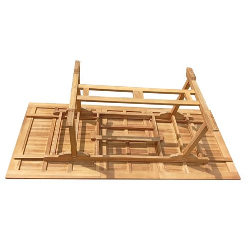 Table De Jardin Rectangulaire Extensible 180/240 Cm Teck - Ancolie