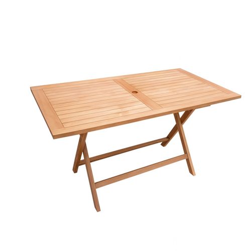 Table De Jardin Rectangulaire Pliante 150 Cm Bois De Teck - Ancolie