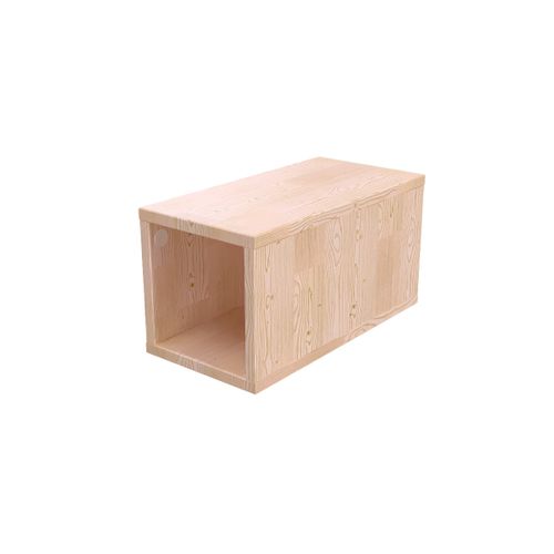 Cube De Rangement Bois 25x50 Cm