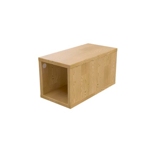 Cube De Rangement Bois 25x50 Cm