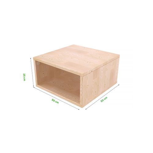 Cube De Rangement Bois 50x50 Cm