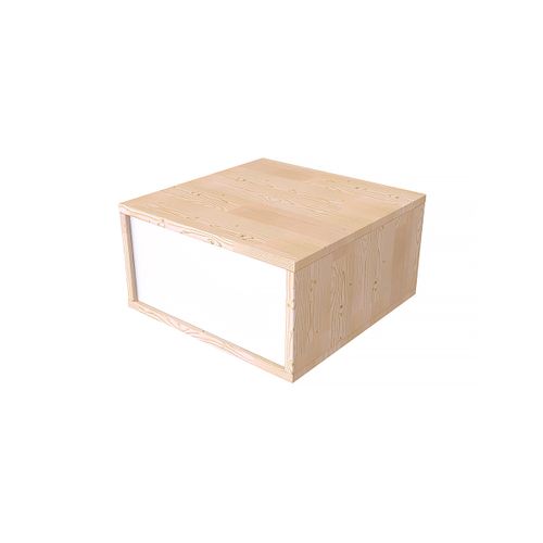 Cube De Rangement Bois 50x50 Cm + Tiroir