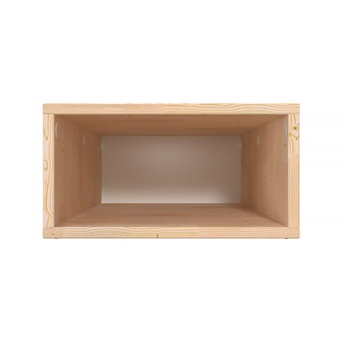 Cube De Rangement Bois 75x50 Cm
