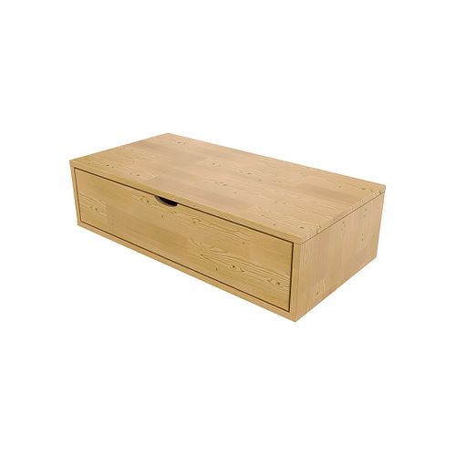 Cube De Rangement Bois 100x50 Cm + Tiroir