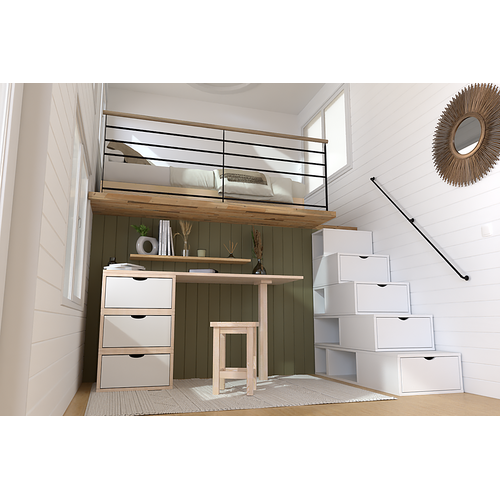 Escalier Cube De Rangement Hauteur 125 Cm
