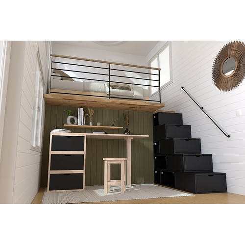 Escalier Cube De Rangement Hauteur 125 Cm