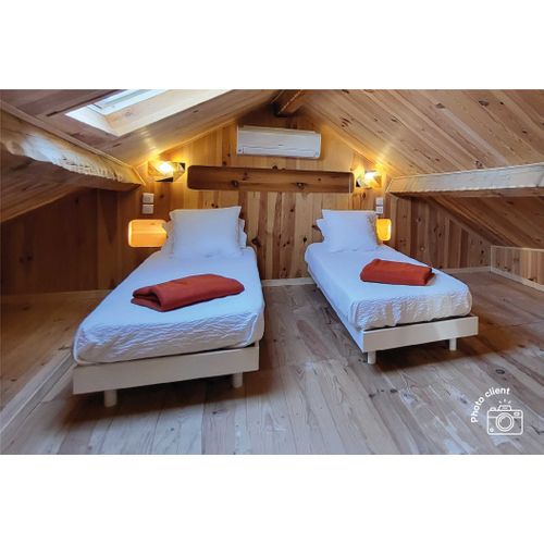 Sommier à Lattes 1 Place Bois Kit France - 80x200