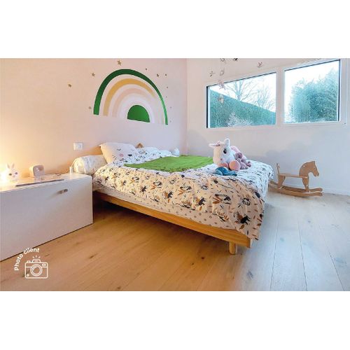Sommier à Lattes 2 Places Bois Kit France - 160x200