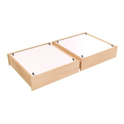 Lot De Tiroir Sous Lit En Hêtre Massif