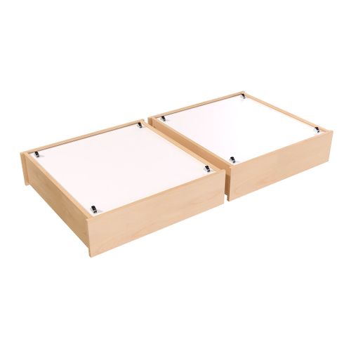 Lot De Tiroir Sous Lit En Hêtre Massif