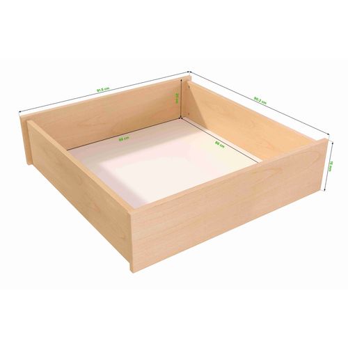 Lot De Tiroir Sous Lit En Hêtre Massif