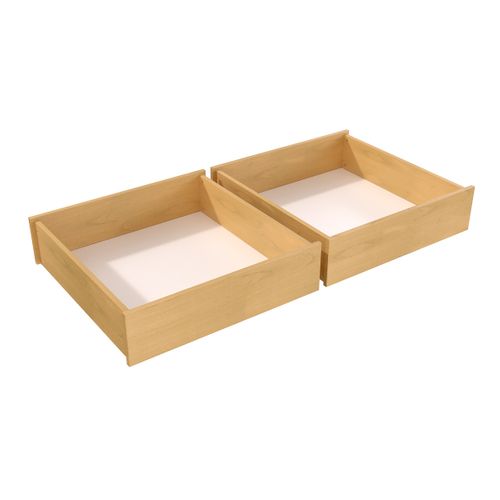 Lot De Tiroir Sous Lit En Hêtre Massif