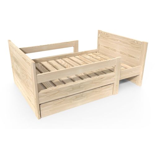Lit Évolutif Enfant Avec Tiroir Bois