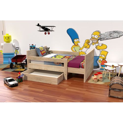 Lit Évolutif Enfant Avec Tiroir Bois