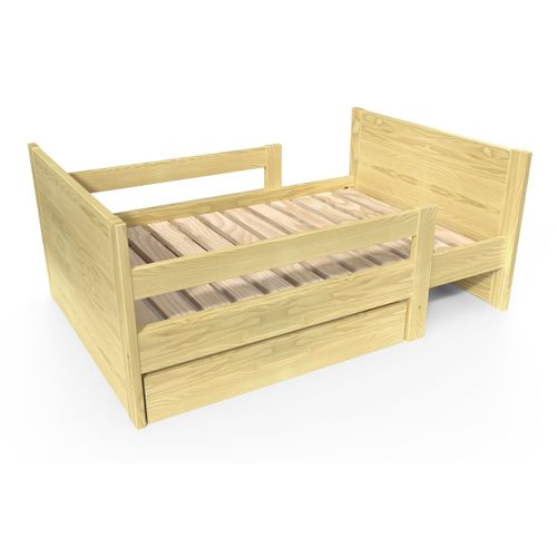 Lit Évolutif Enfant Avec Tiroir Bois