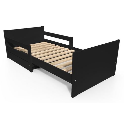 Lit Évolutif Enfant Avec Tiroir Bois