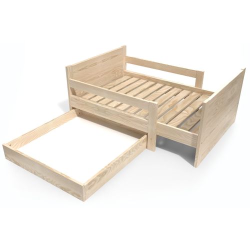 Lit Évolutif Enfant Avec Tiroir Bois