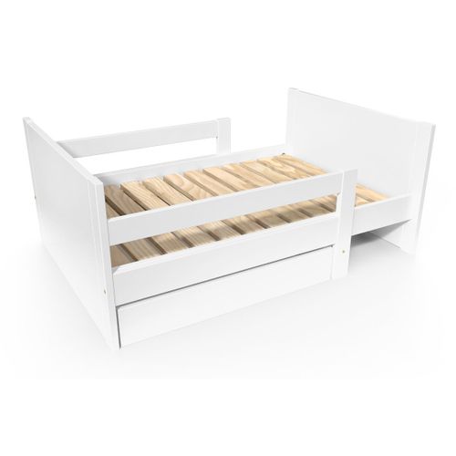 Lit Évolutif Enfant Avec Tiroir Bois