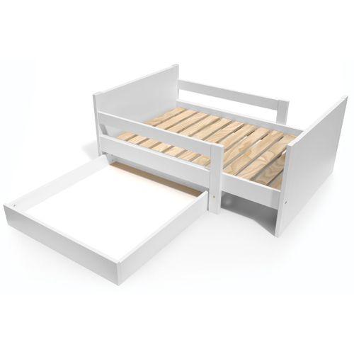 Lit Évolutif Enfant Avec Tiroir Bois