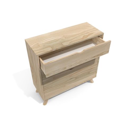 Commode Scandinave En Bois Massif Viking