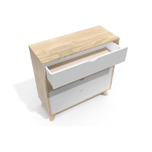 Commode Scandinave En Bois Massif Viking