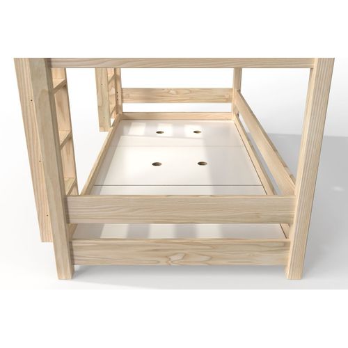 Lit Superposé 3 Places 90x190 En Bois Massif Abc