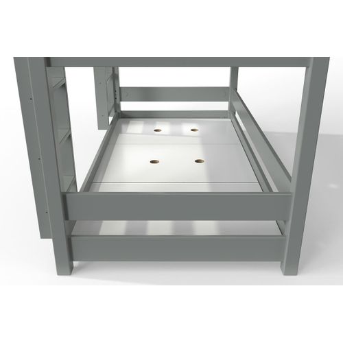 Lit Superposé 3 Places 90x190 En Bois Massif Abc