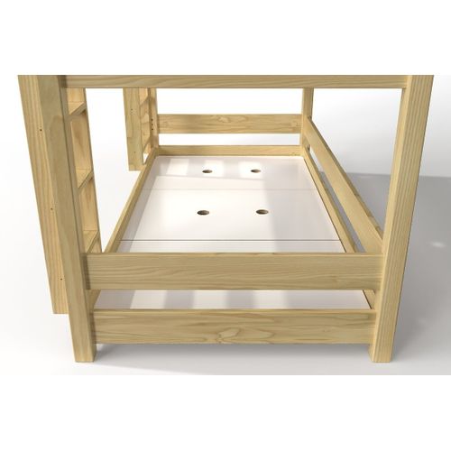 Lit Superposé 3 Places 90x190 En Bois Massif Abc