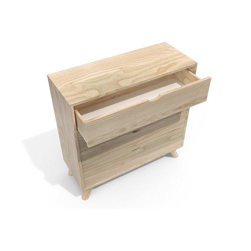 Commode Scandinave En Bois Massif Viking