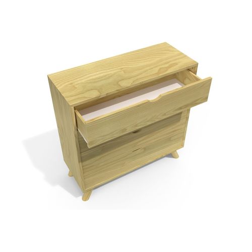 Commode Scandinave En Bois Massif Viking
