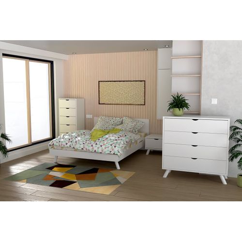 Commode Scandinave En Bois Massif Viking