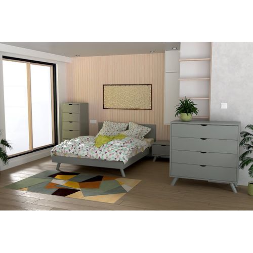 Commode Scandinave En Bois Massif Viking