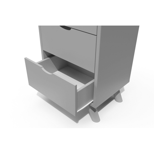 Chiffonnier Scandinave Bois 5 Tiroirs Viking