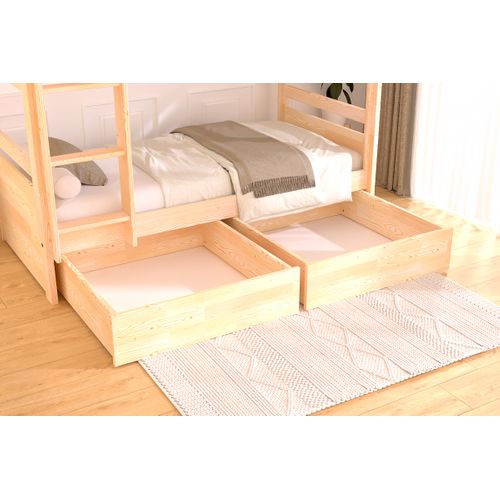 Lot De Tiroir Sous Lit En Pin Massif