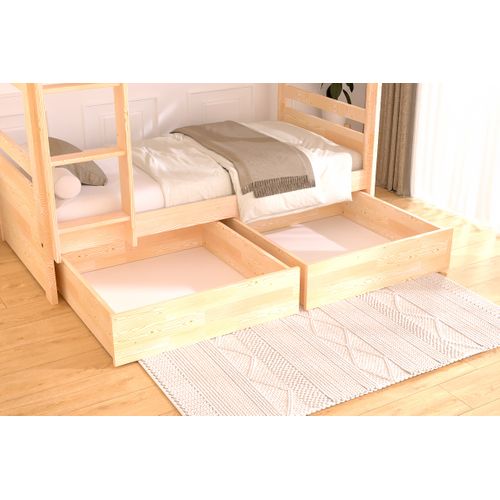 Lot De Tiroir Sous Lit En Pin Massif