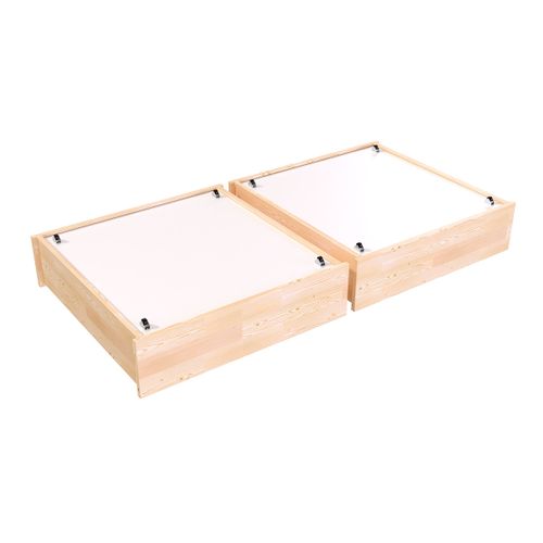 Lot De Tiroir Sous Lit En Pin Massif