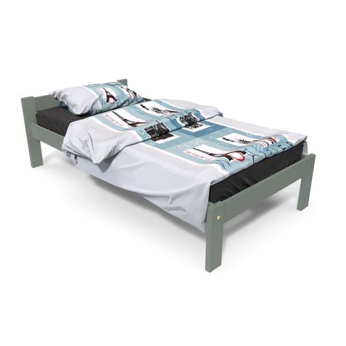 Lit 90x190 Enfant En Bois Hêtre Simply