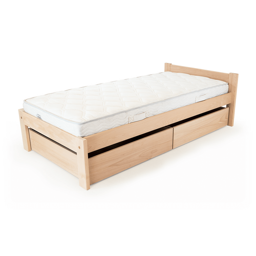 Lit 90x190 Enfant En Bois Hêtre Simply