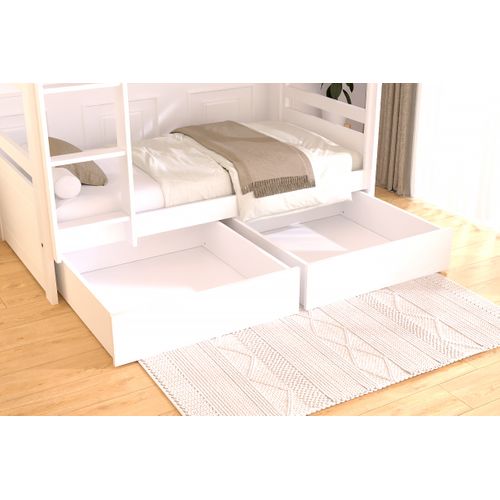 Lot De Tiroir Sous Lit En Hêtre Massif