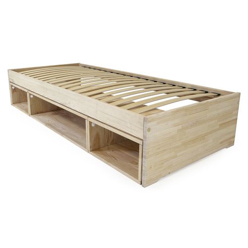 Lit Avec Rangement Maël 90x200