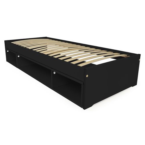 Lit Avec Rangement Maël 90x200