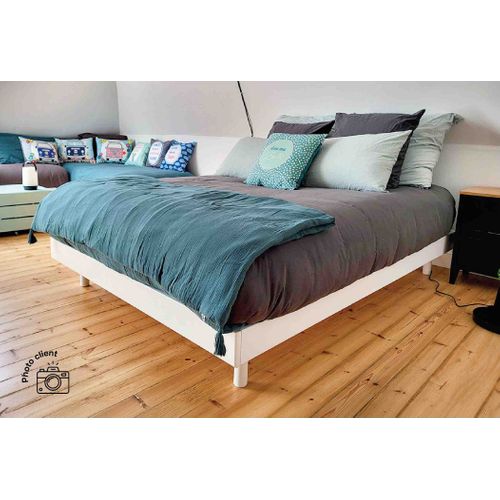 Sommier à Lattes 140x190 Kit Noé En Bois Massif