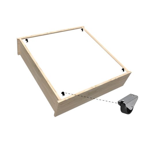 Lit 90x190 Simple Avec Tiroirs De Rangement Malo