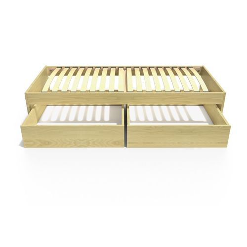 Lit 90x190 Simple Avec Tiroirs De Rangement Malo