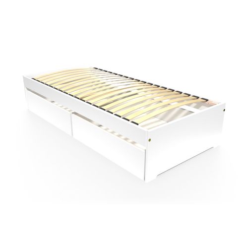 Lit 90x190 Simple Avec Tiroirs De Rangement Malo