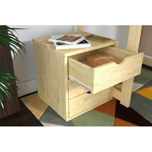 Caisson à Tiroirs 3 En Bois Massif