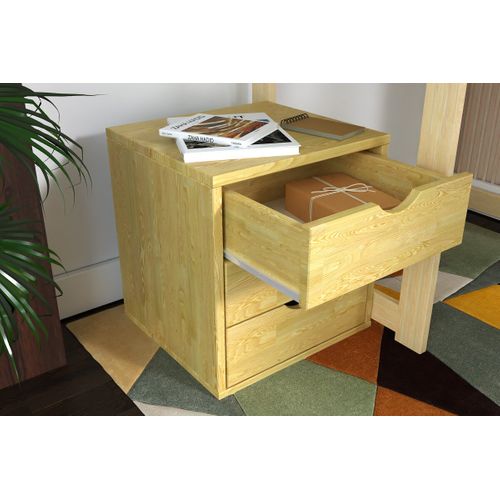 Caisson à Tiroirs 3 En Bois Massif