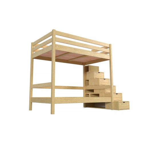 Lit Superposé Avec Rangement Sylvia 120x200 Pour Adultes