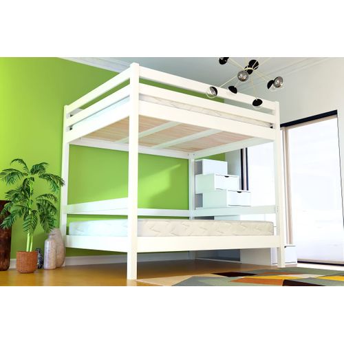 Lit Superposé Avec Rangement Sylvia 160x200